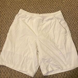 White LuLuLemon Shorts